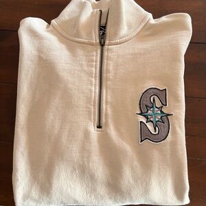 47 Cream Zip Pullover